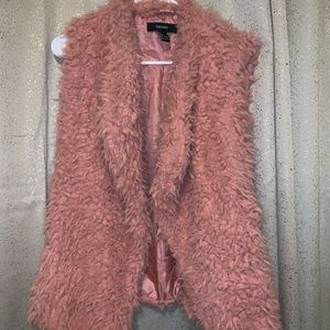 Fuzzy Pink Vest